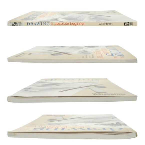 Drawing For The Absolute Beginner Paperback Mark Mary Willenbrink Sketch Pad Lot - Picture 7 of 16
